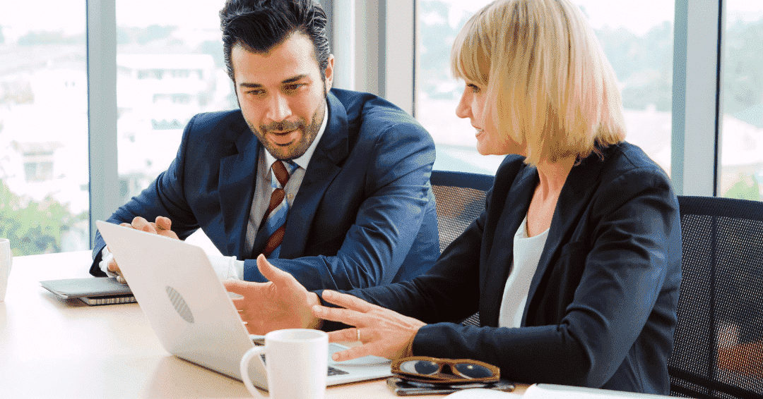 Finance leader working with payment error prevention partner.